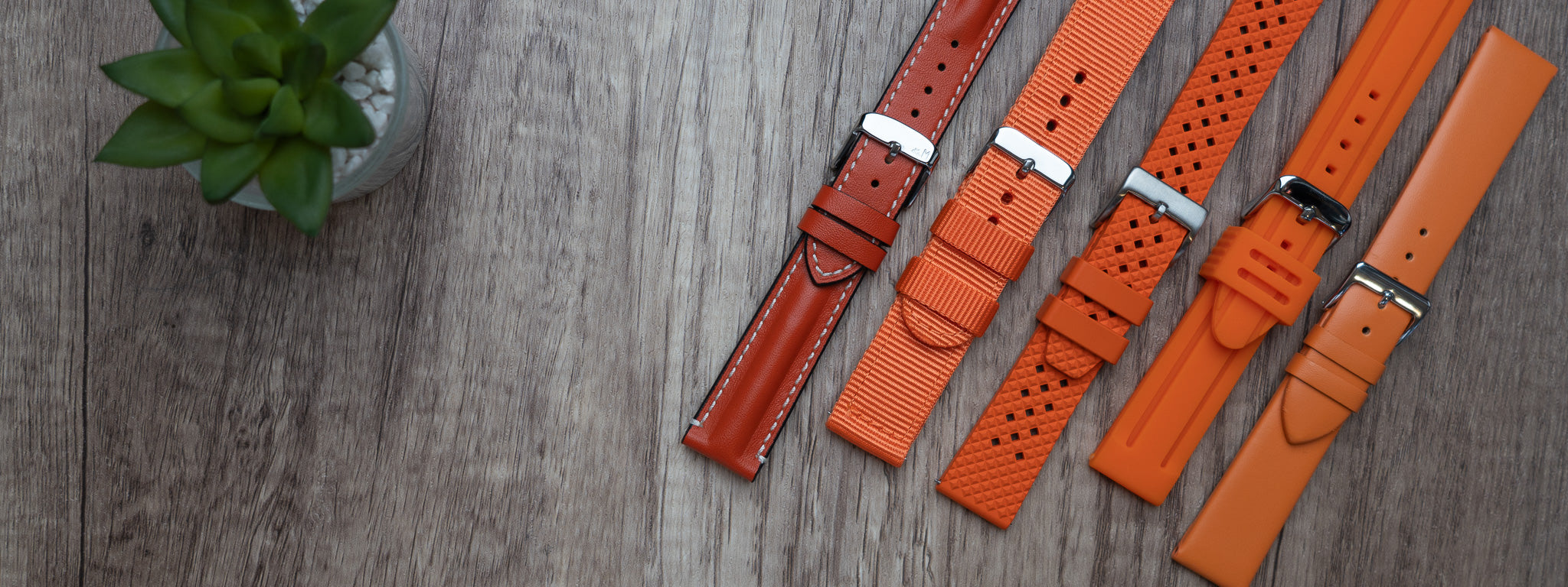 Orange Watch Straps