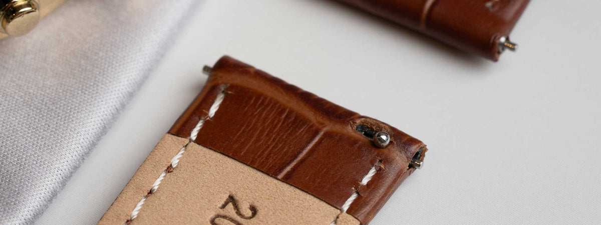 A collection of replacement quick release watch straps.