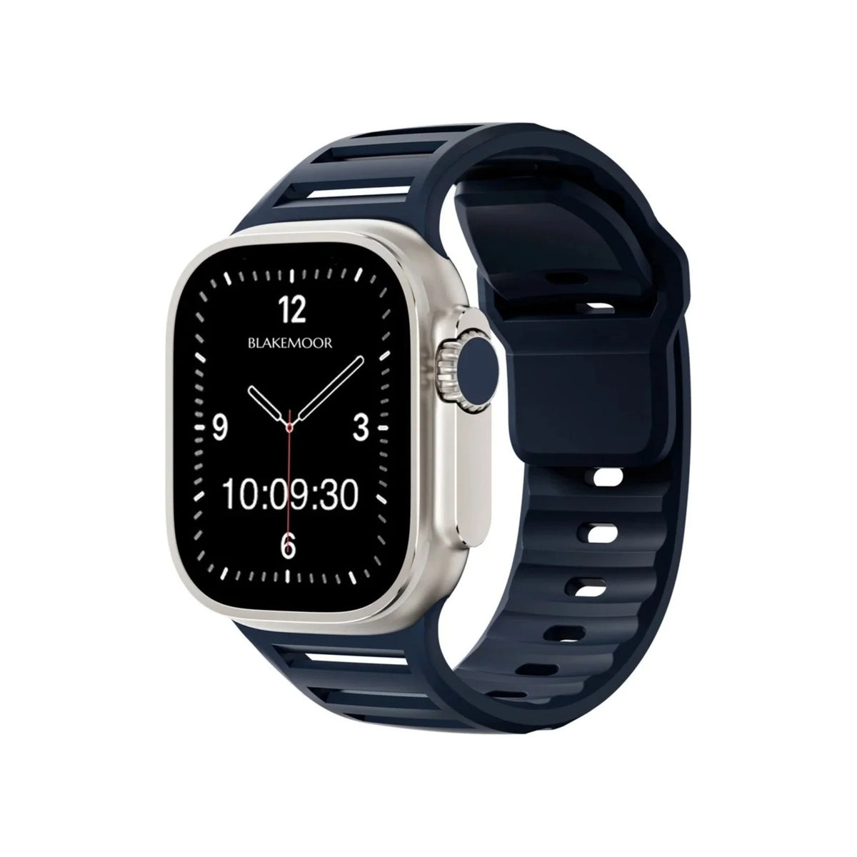 Bamburgh Navy Watch Strap for Apple
