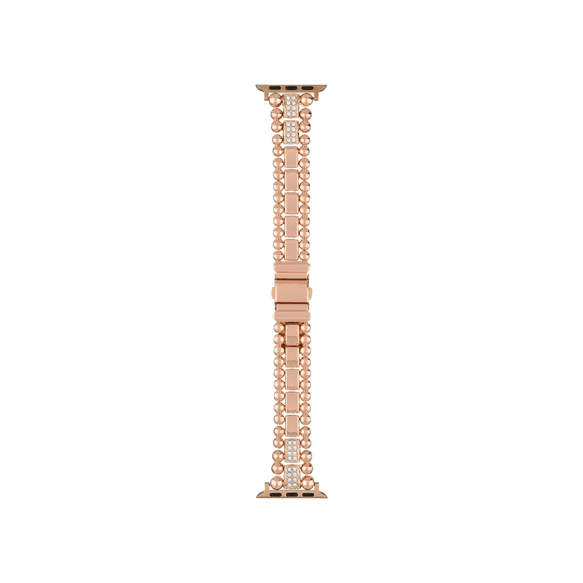 Belgravia Crystal Rose Gold Watch Strap for Apple, strap only