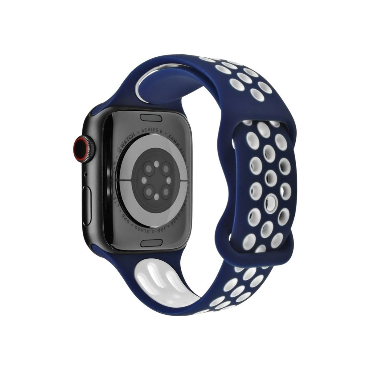 Hoylake Blue & White Watch Strap for Apple