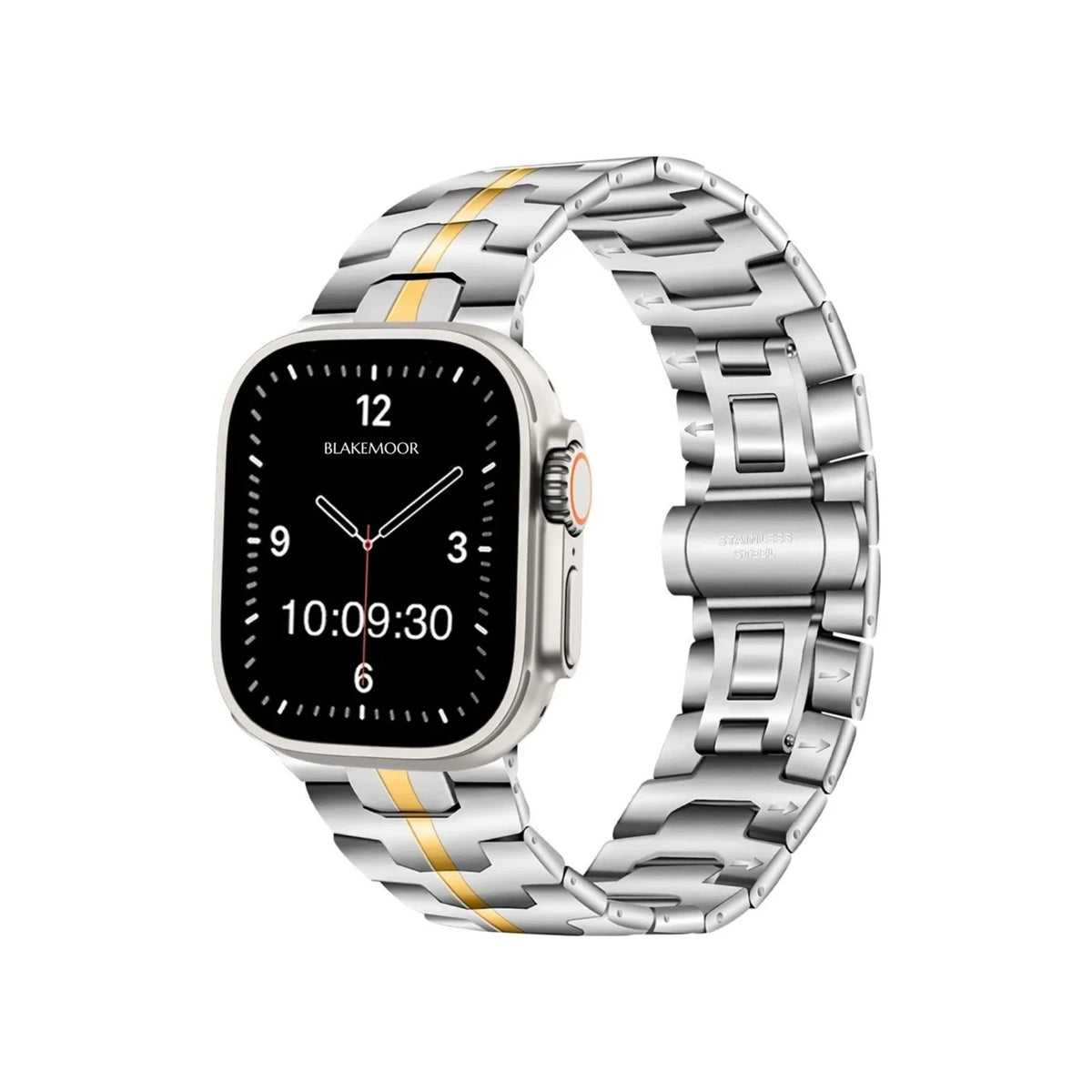 Richmond Silver & Gold Watch Strap for Apple