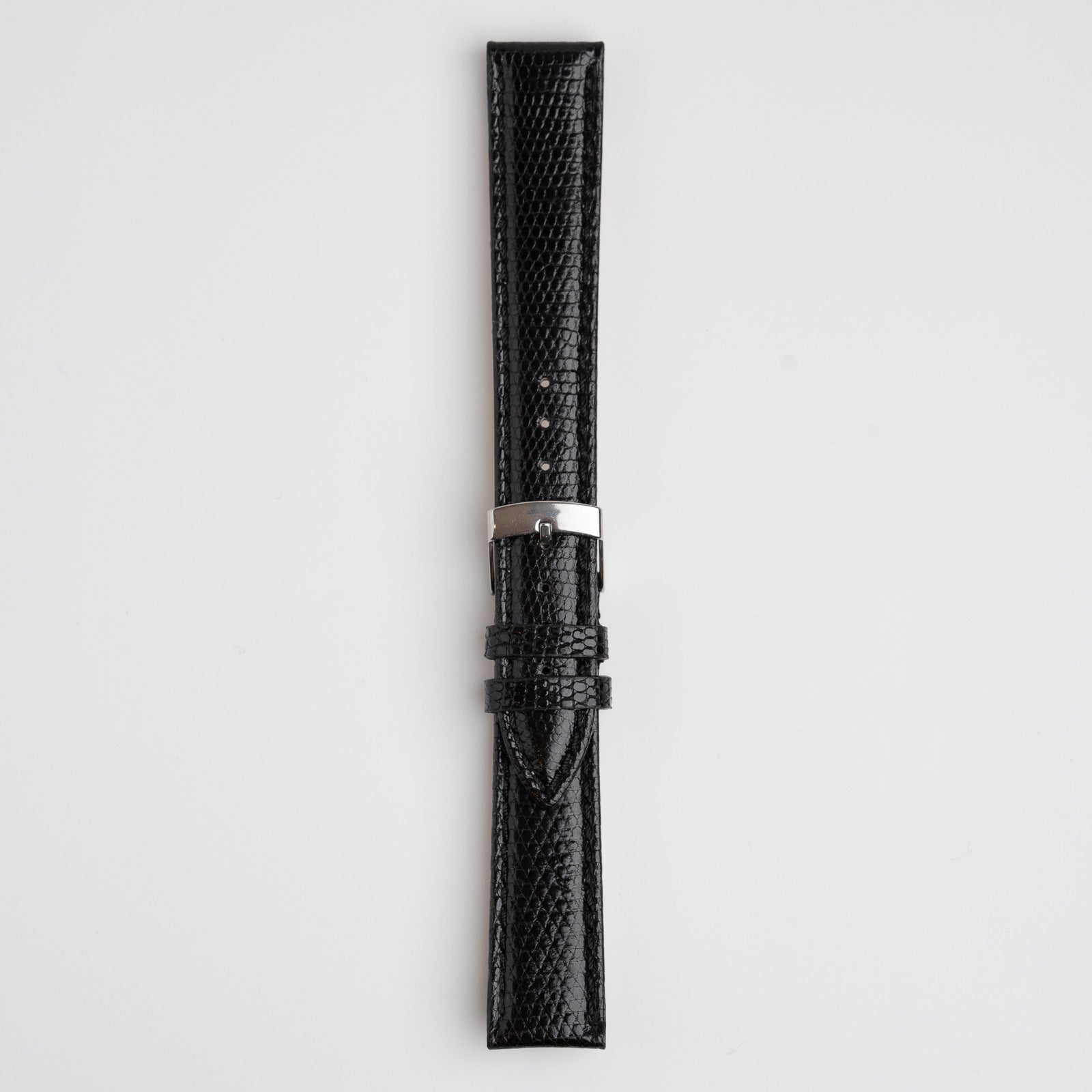 Autentico Lizard Black Watch Strap