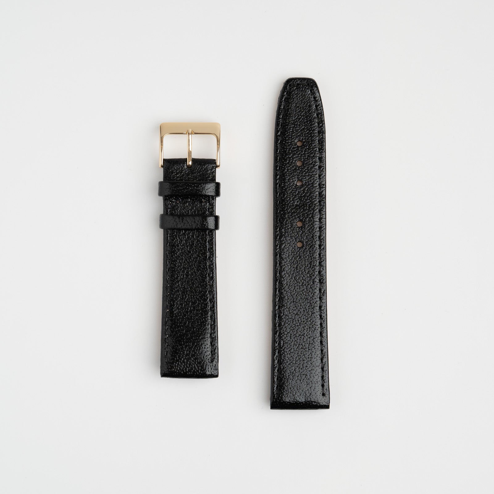 Open Ended Buffalo Black Watch Strap