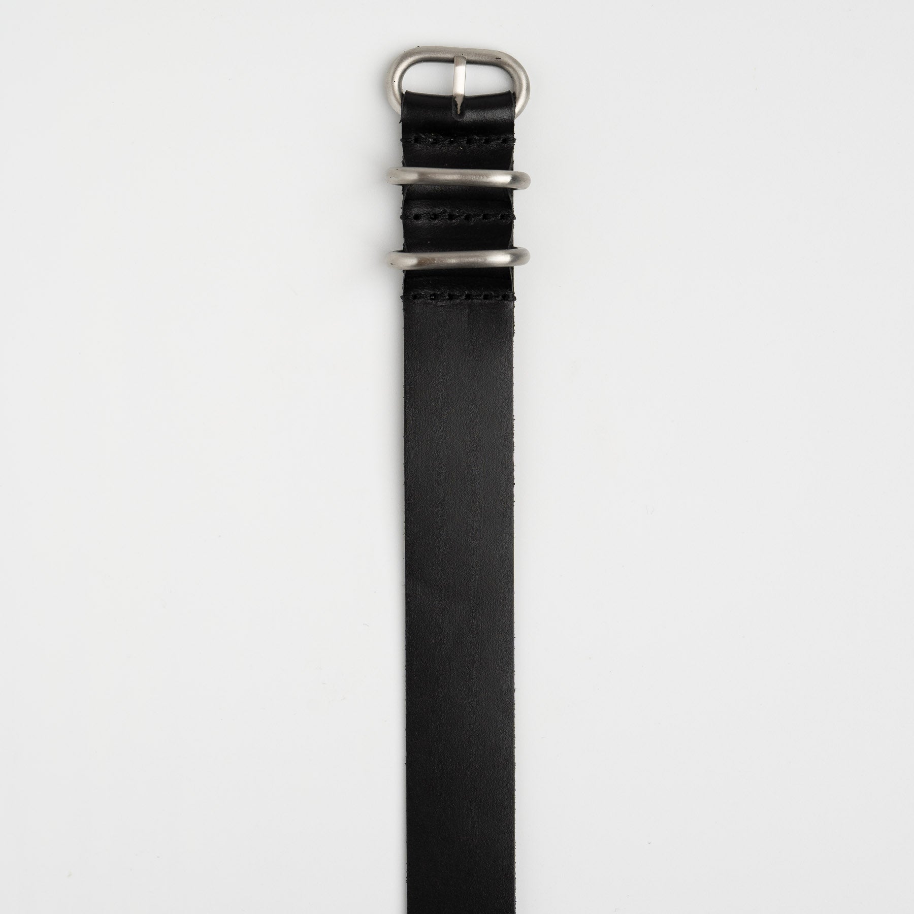 Weaverham Zulu Leather Black Watch Strap