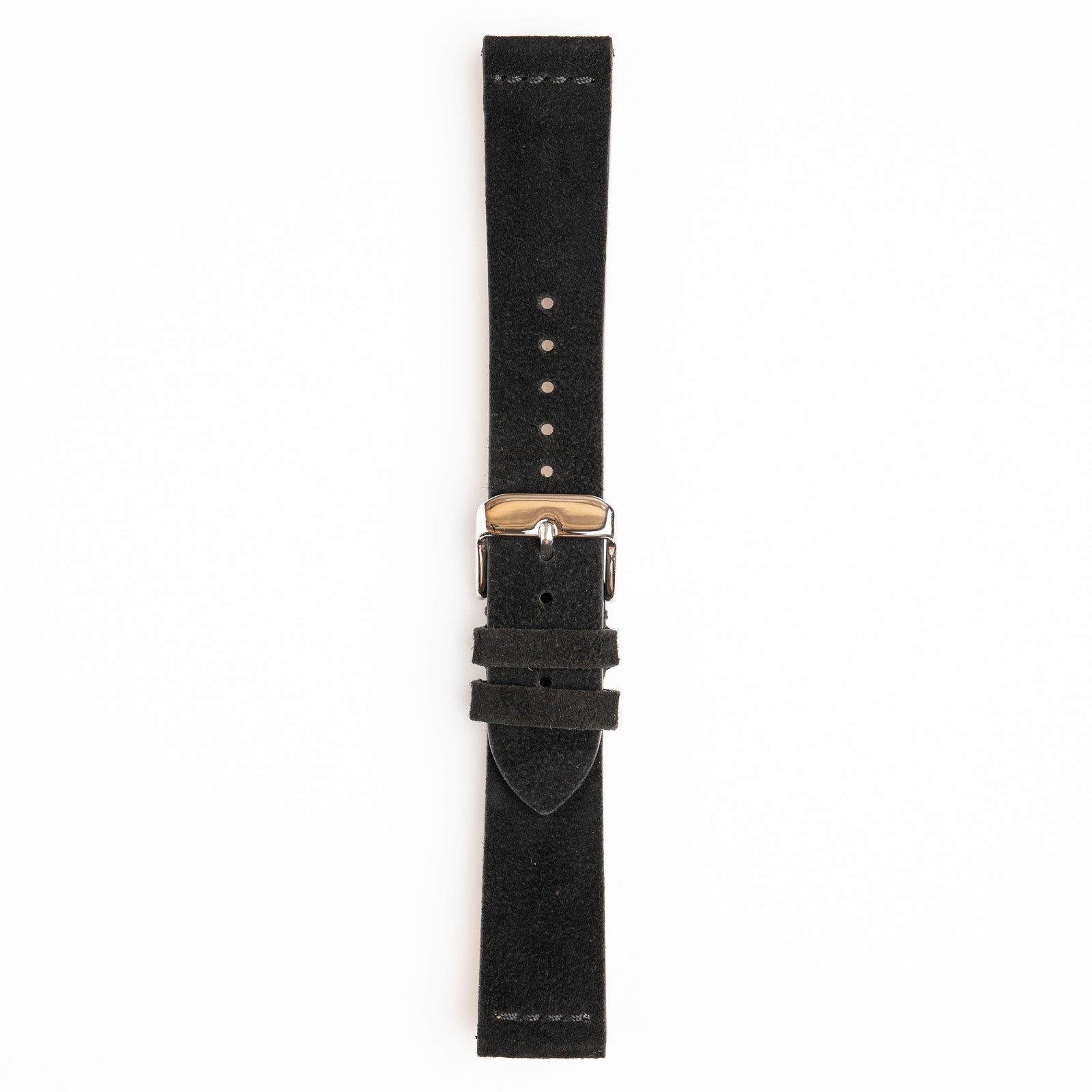 Kensington Napped Suede Black Watch Strap