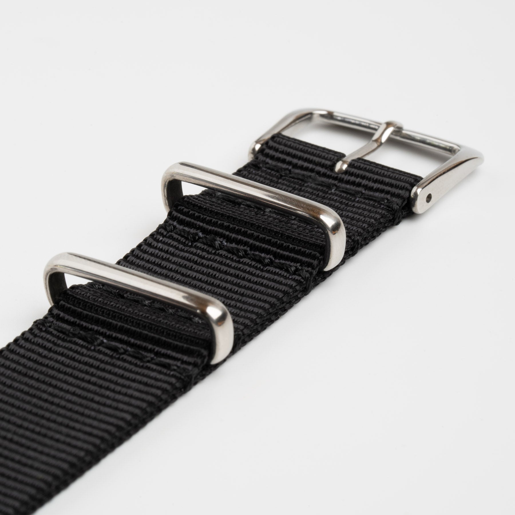 Weaverham Nylon Black Watch Strap