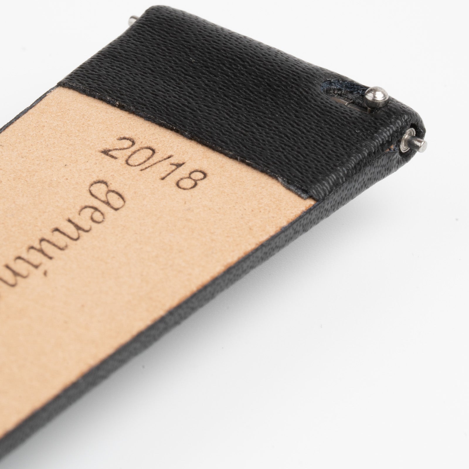 Windsor Smooth Quick Release Black Watch Strap