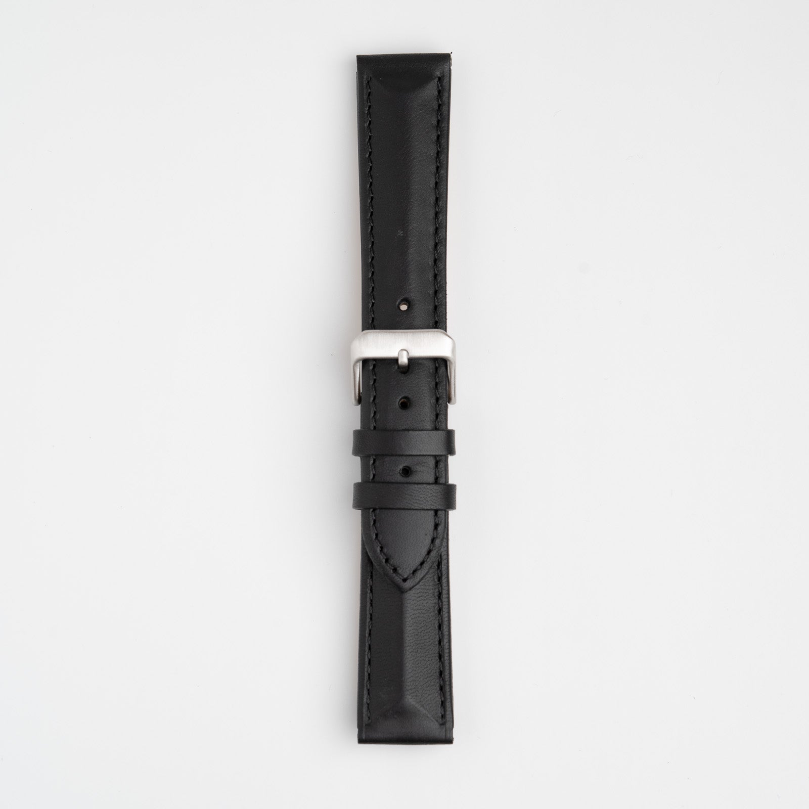 Triangular Padded Black Watch Strap