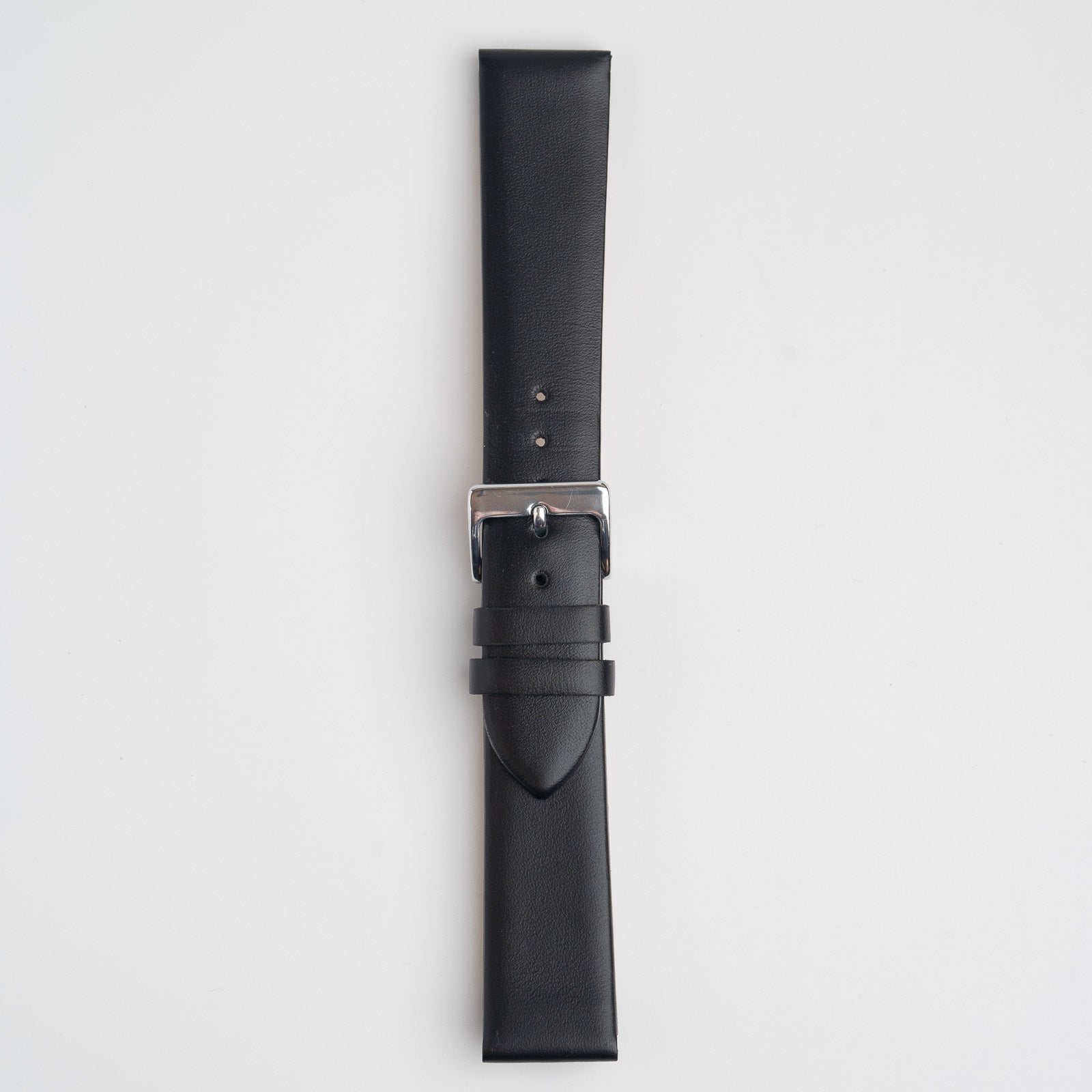 Windsor Smooth Black Watch Strap