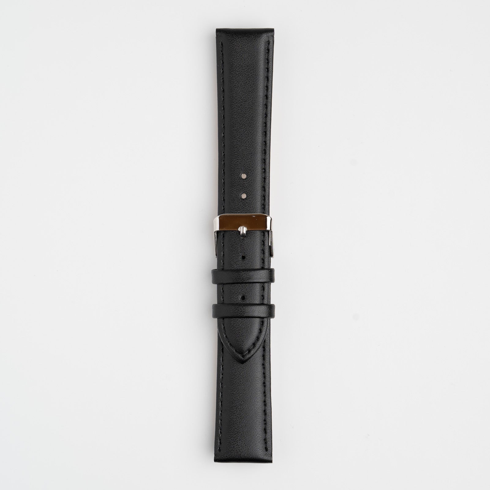 Economy Padded Black Watch Strap