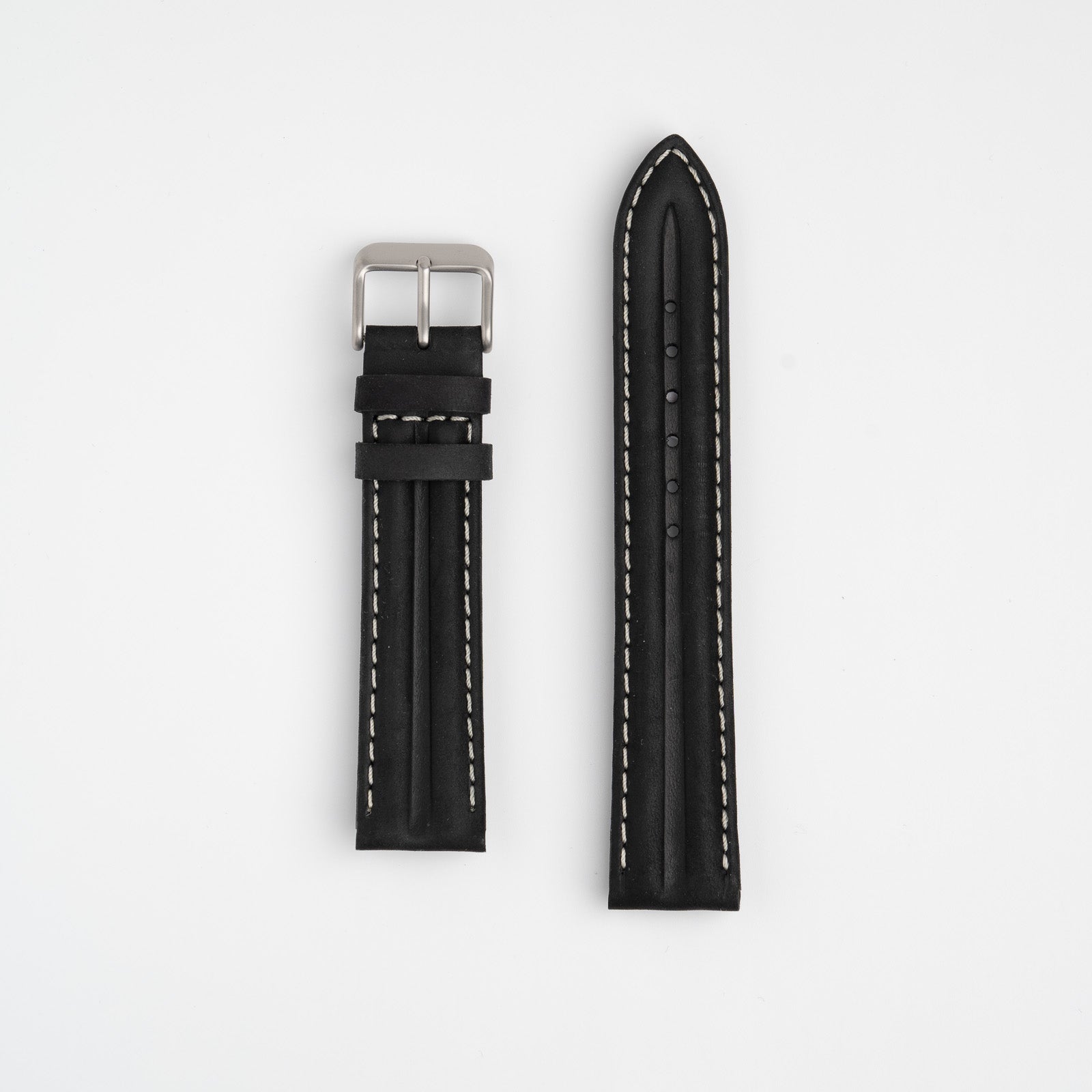 Submerge Double Ridge Black Watch Strap