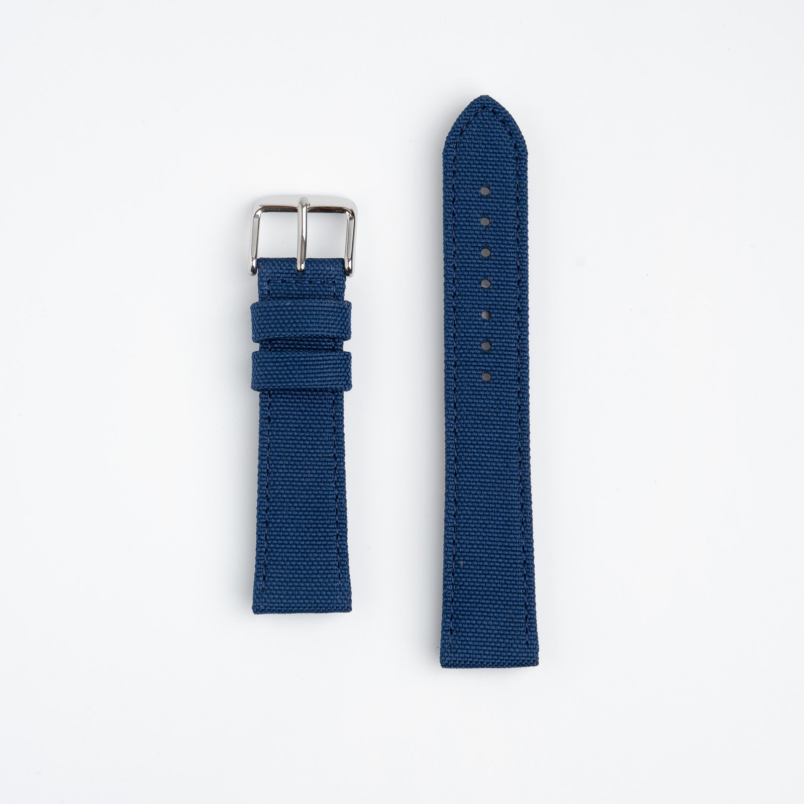 Blue Canvas Fabric Watch Strap