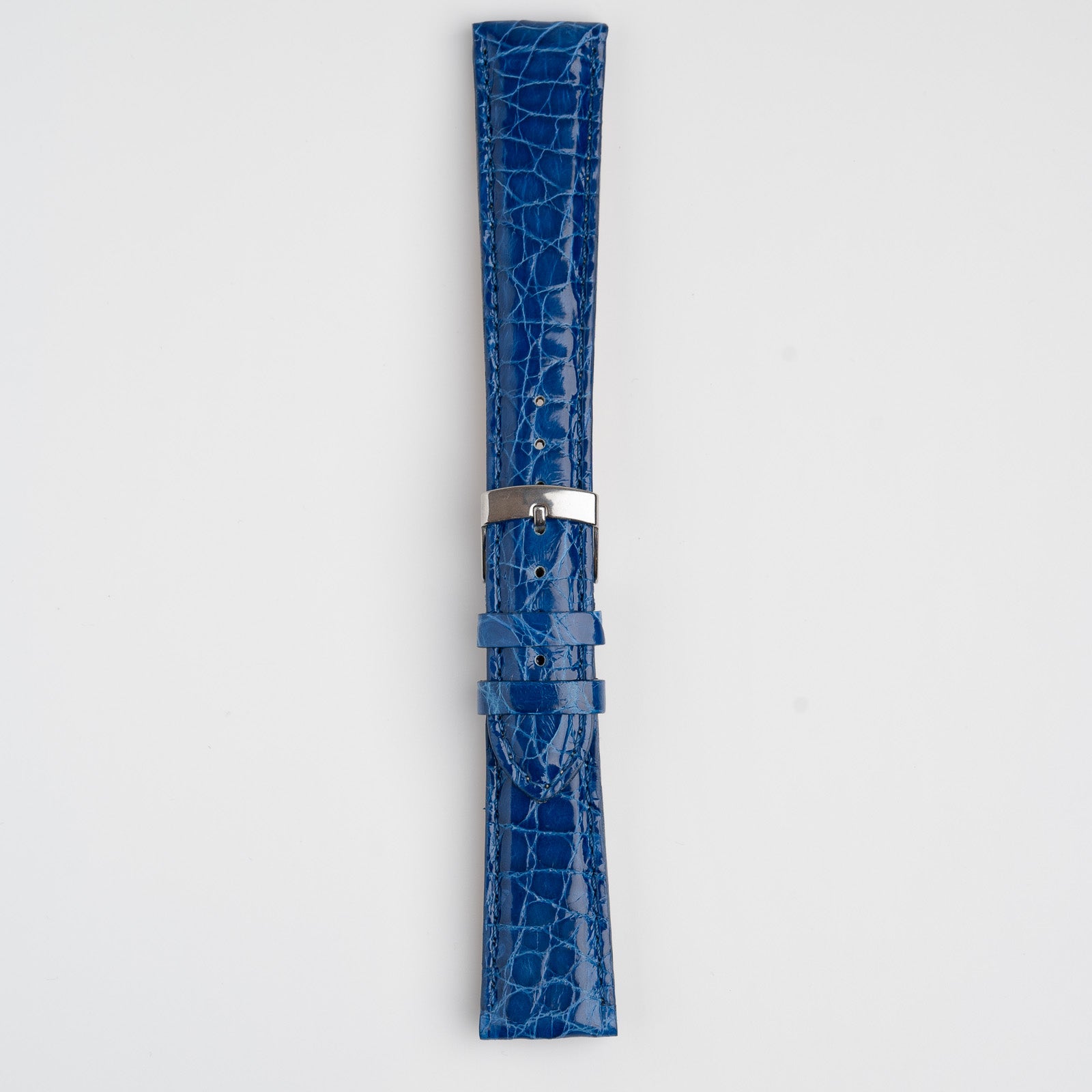 Autentico Crocodile Blue Watch Strap