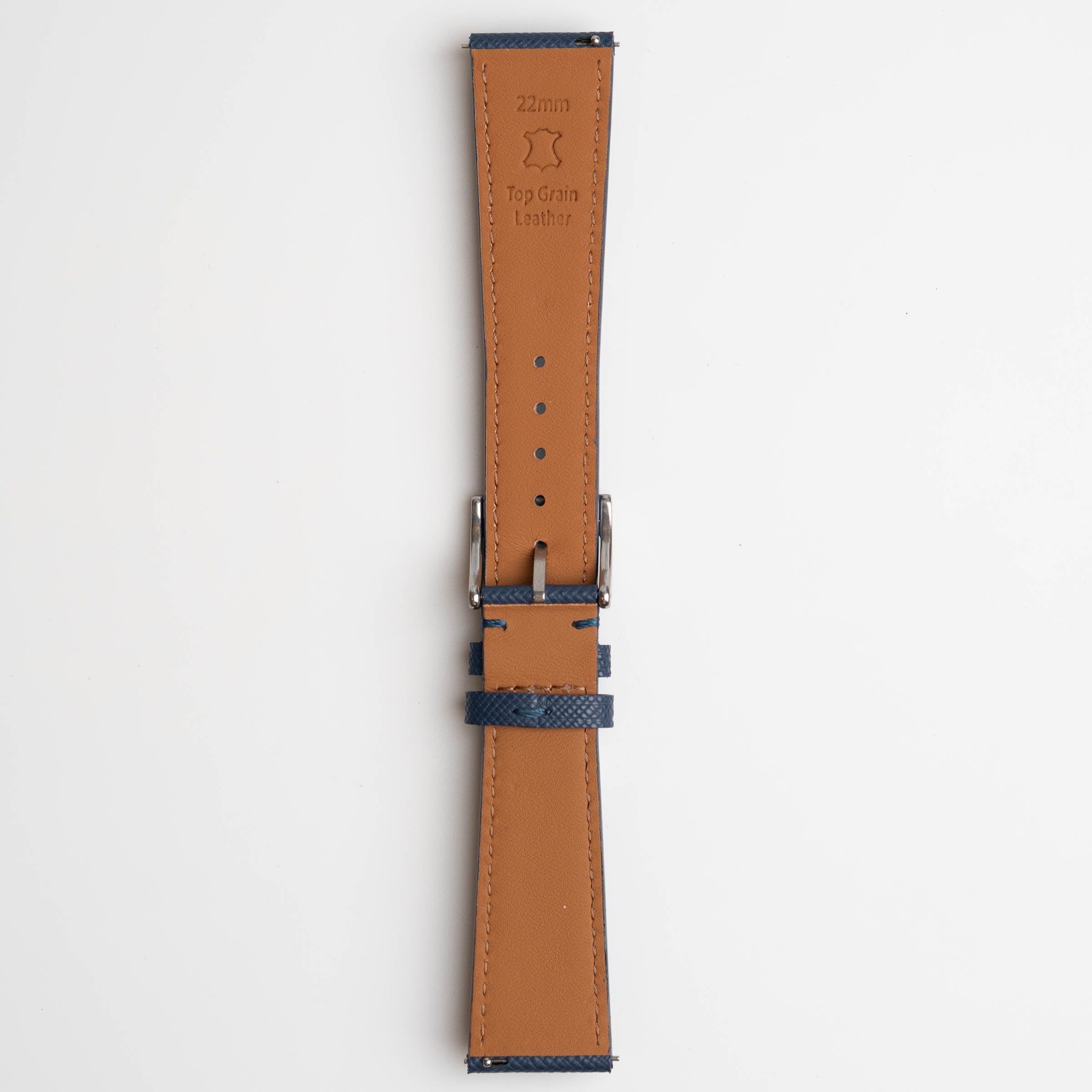 Saffiano Lux Blue Watch Strap