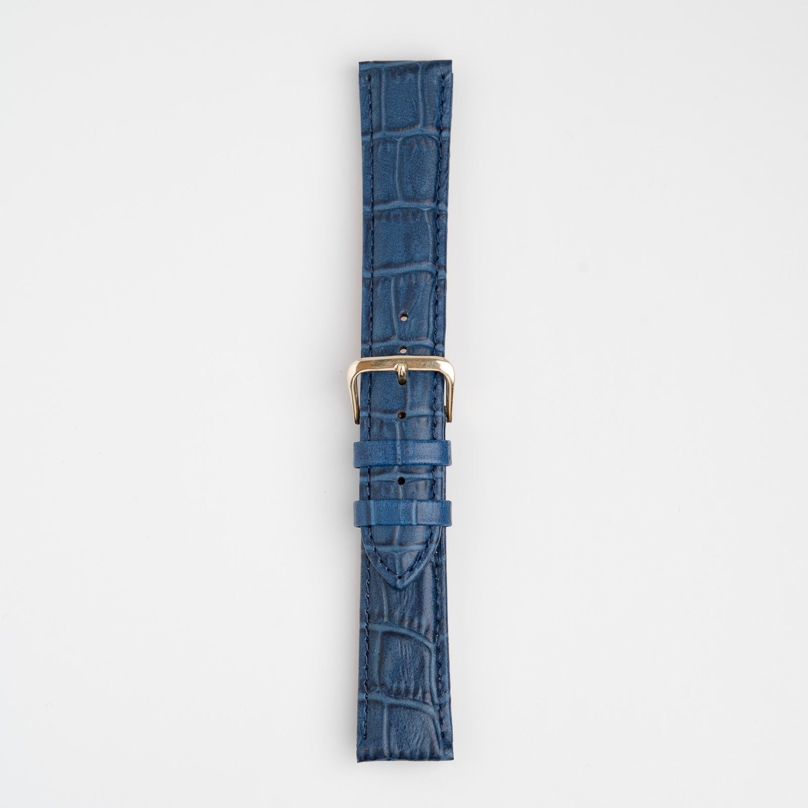 Alligator Value Padded Blue Watch Strap