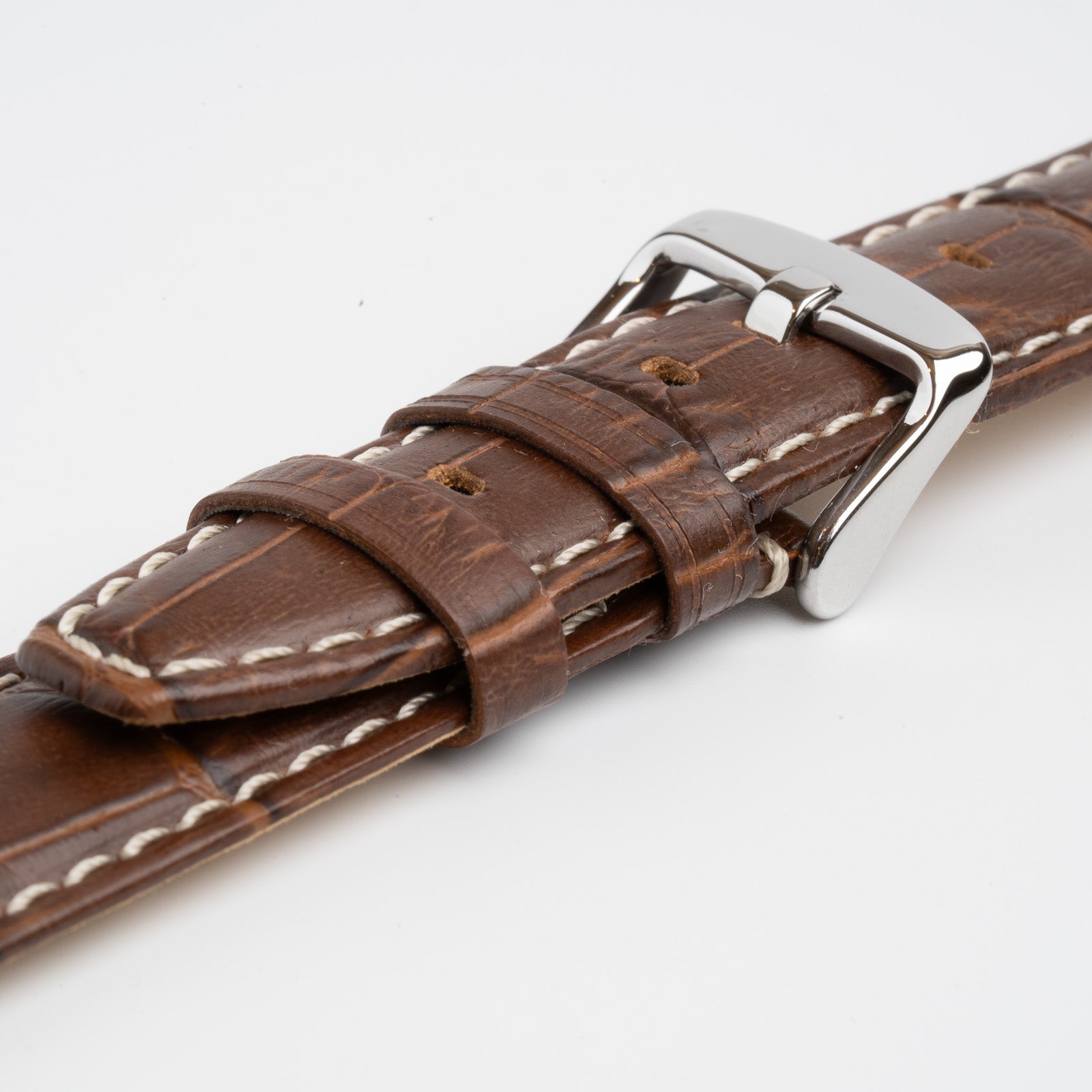 Mayfair Alligator Brown Watch Strap