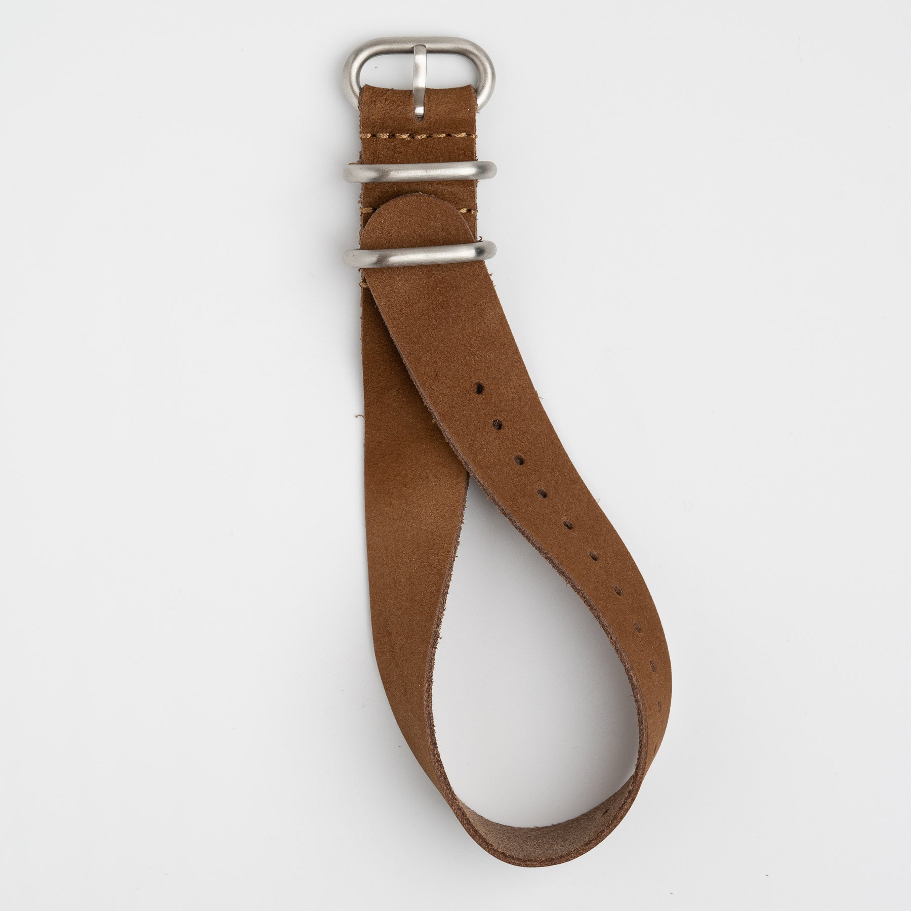 Weaverham Zulu Leather Brown Watch Strap
