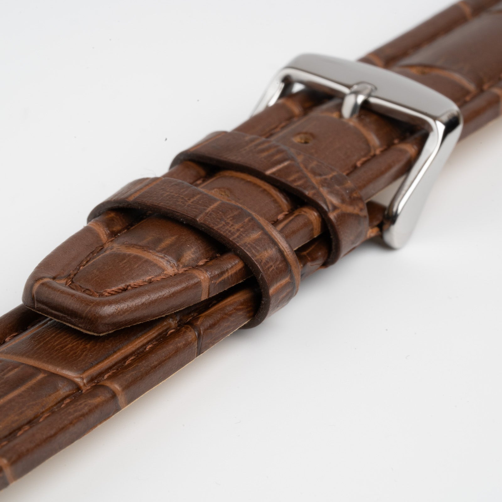 Mayfair Contour Brown Watch Strap
