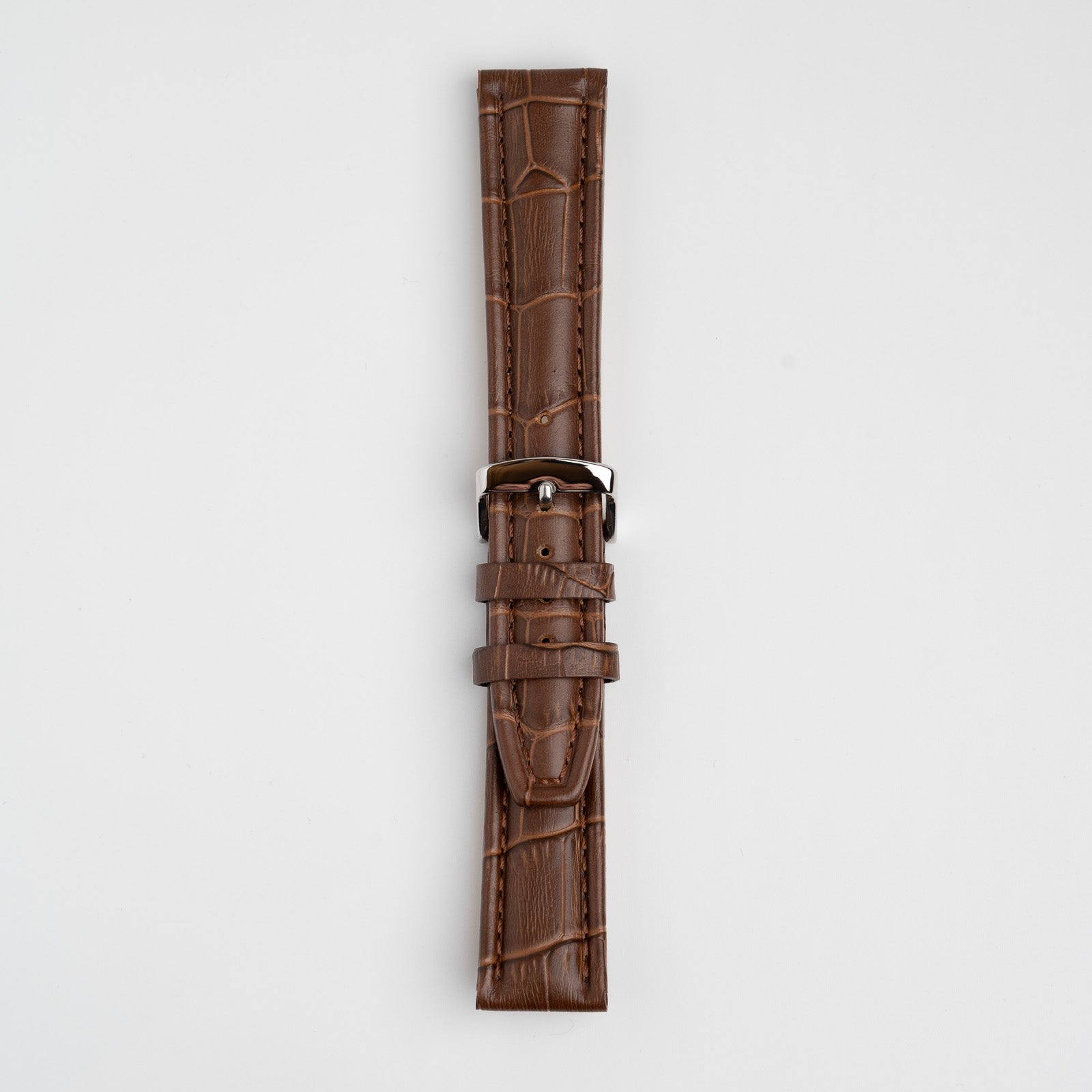 Mayfair Contour Brown Watch Strap