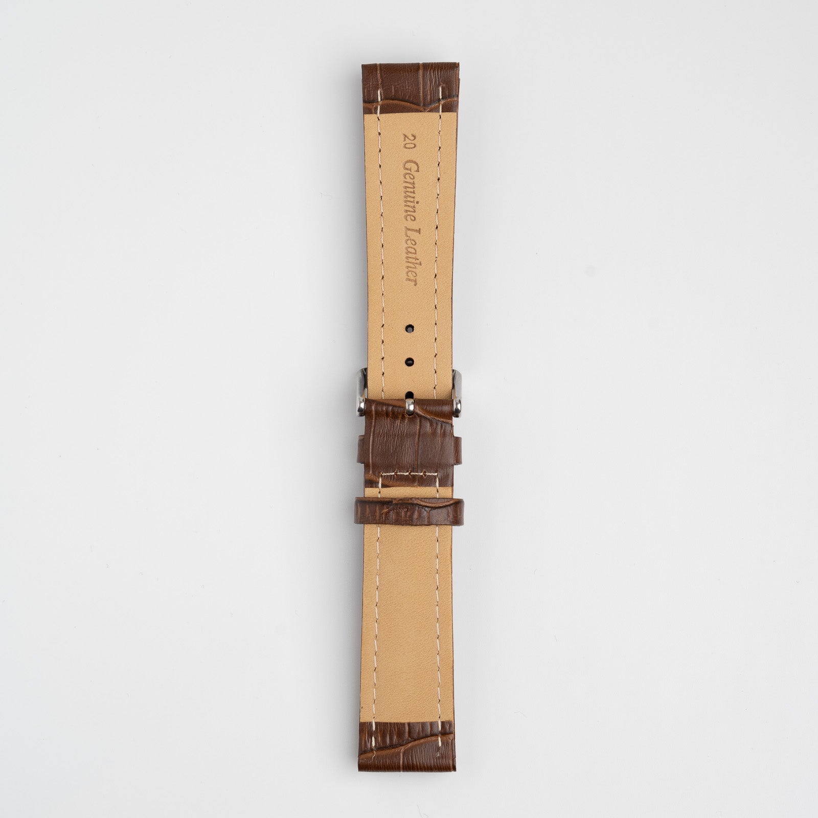 Mayfair Contour Brown Watch Strap