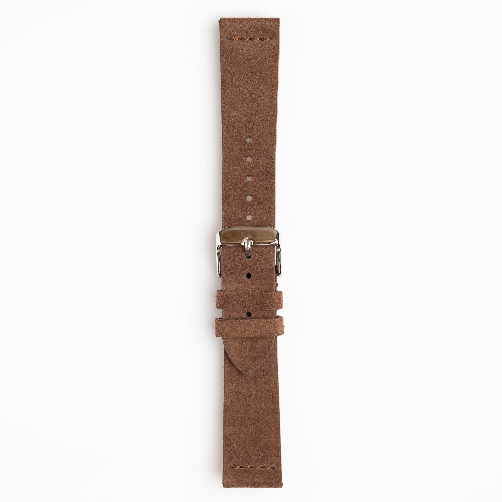 Kensington Napped Suede Brown Watch Strap