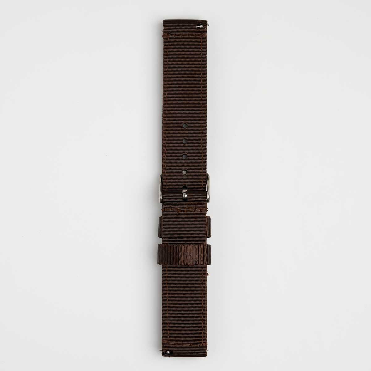 Nylon Quick Release Brown Watch Strap
