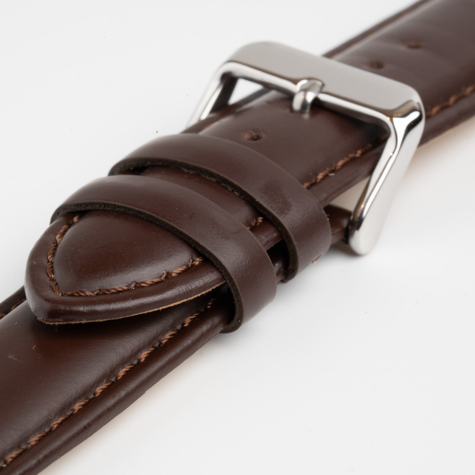 Padded Calf Brown Watch Strap