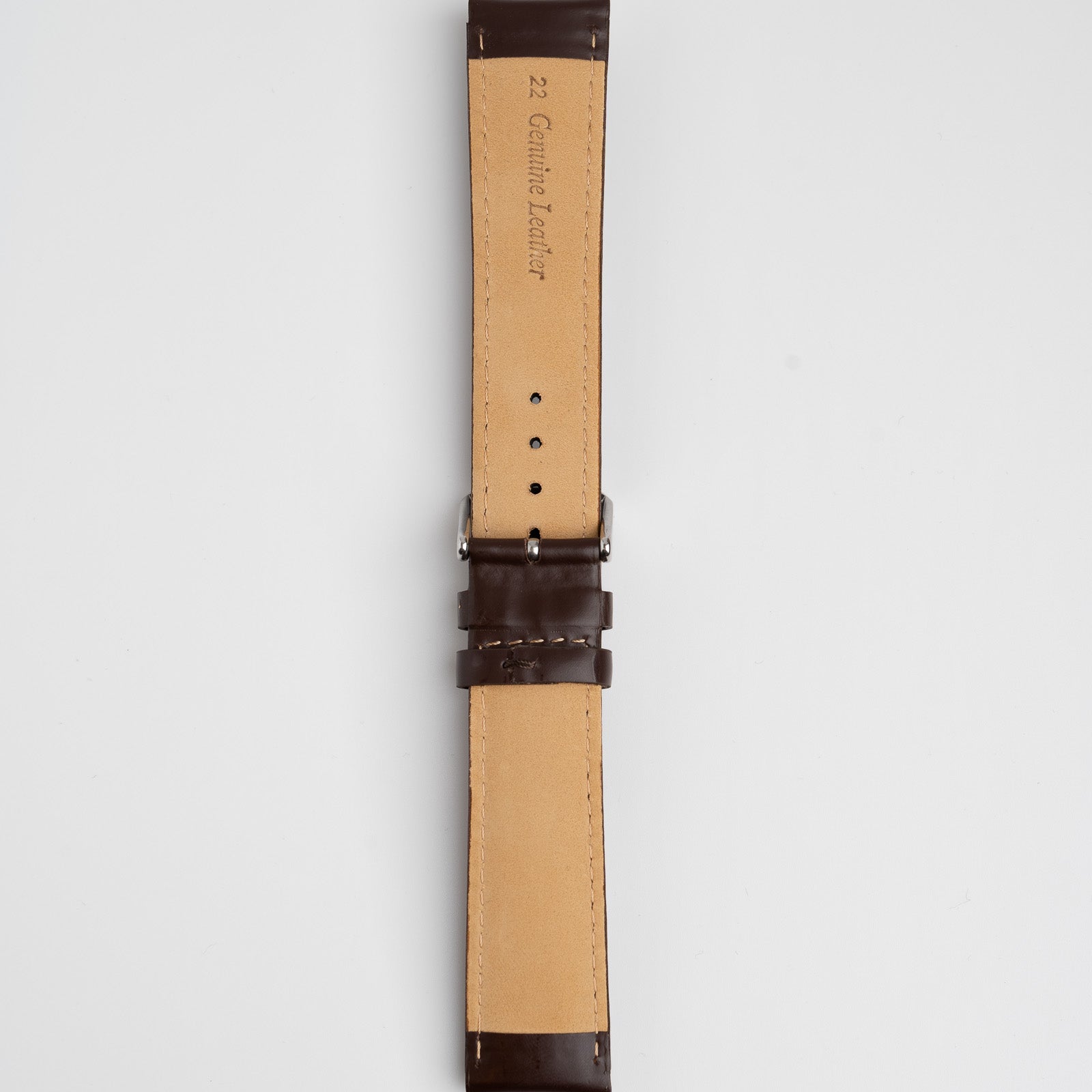 Padded Calf Brown Watch Strap