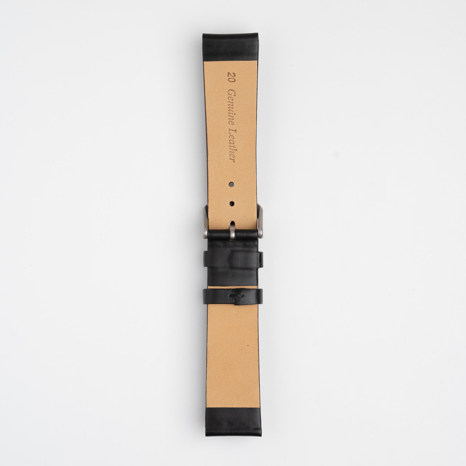 Square Padded Brown Watch Strap