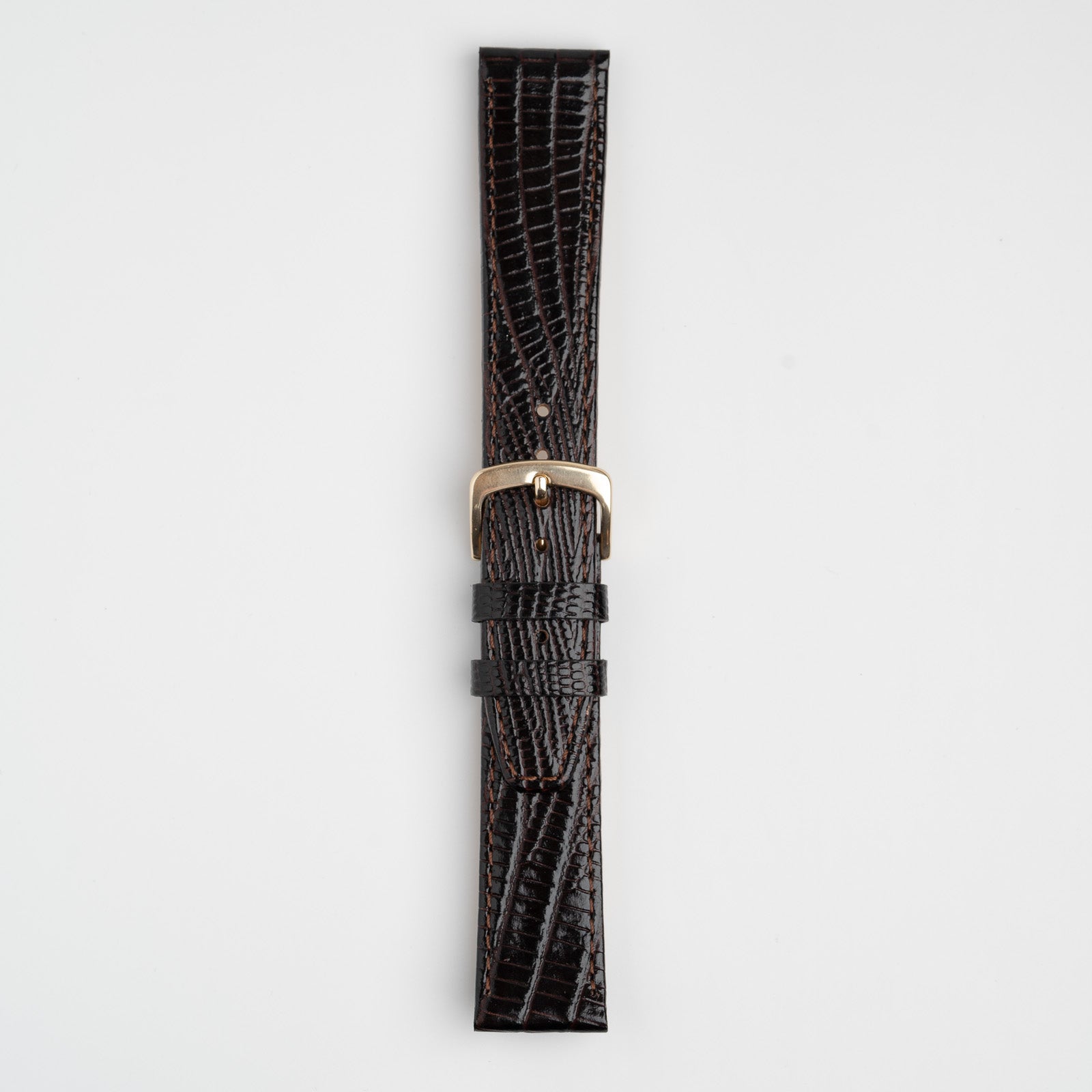 Teju Lizard Brown Watch Strap