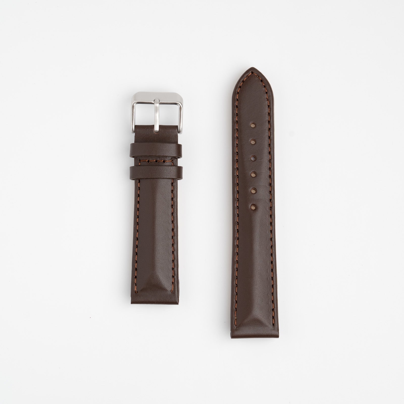 Triangular Padded Brown Watch Strap