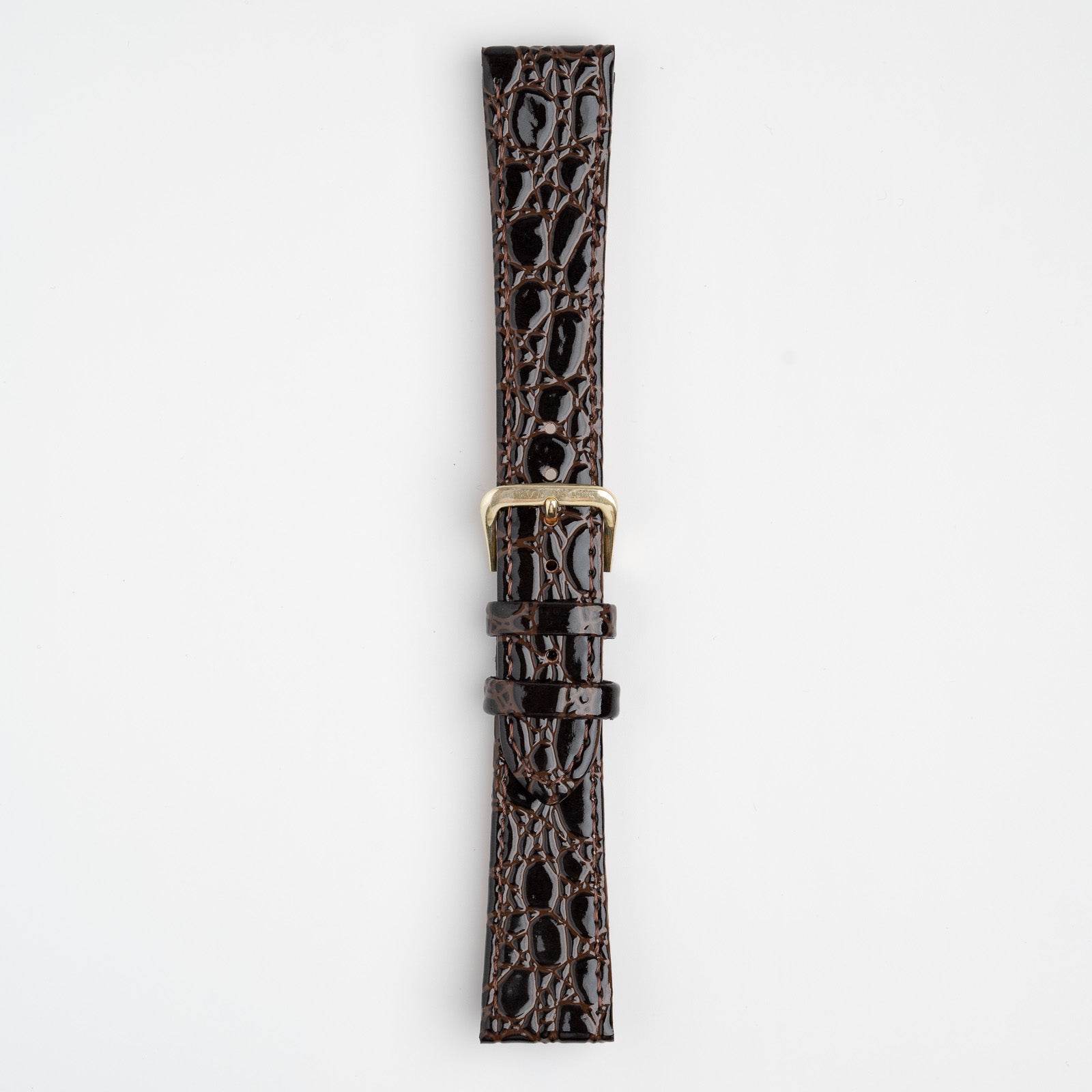 Crocodile Value Brown Watch Strap