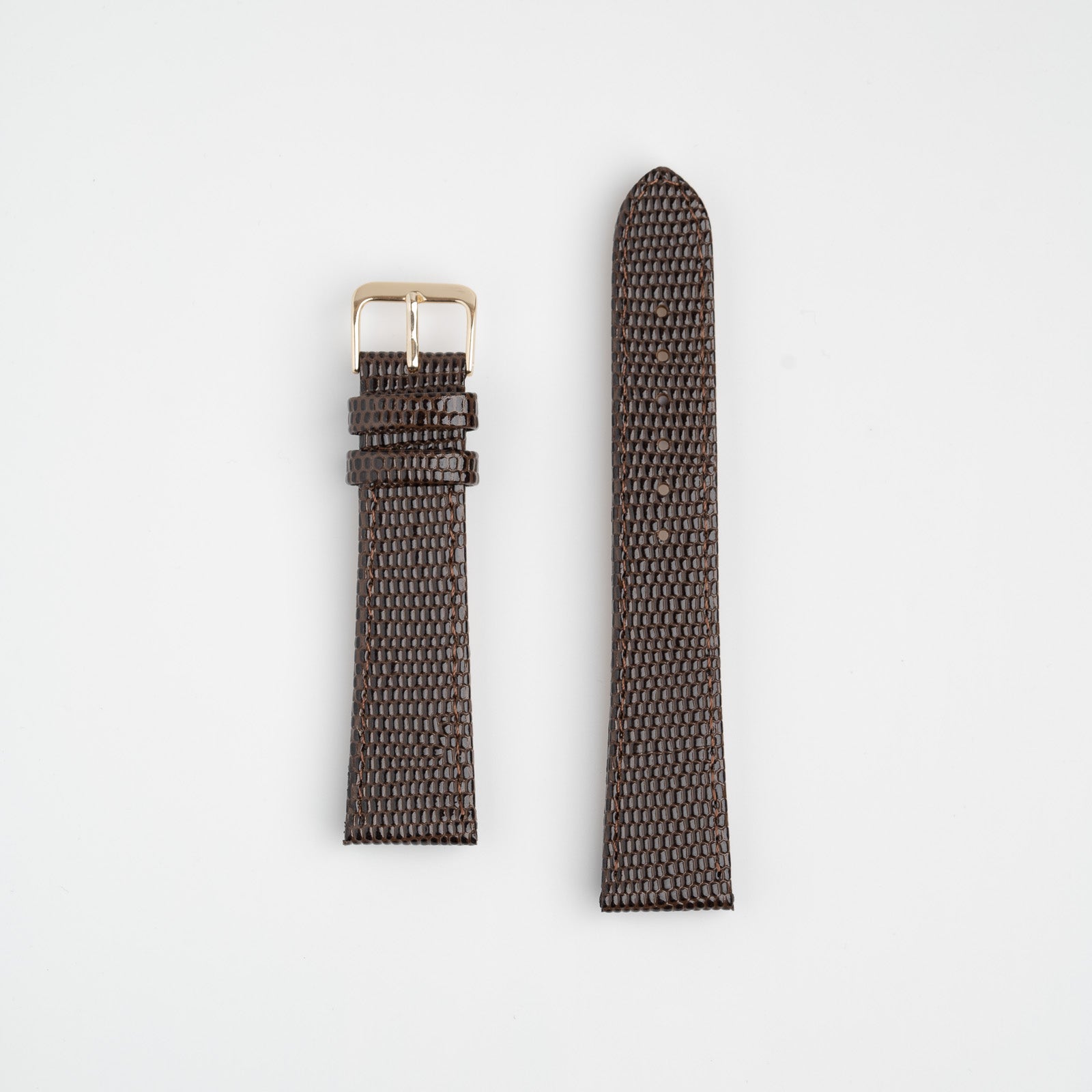 Lizard Value Brown Watch Strap