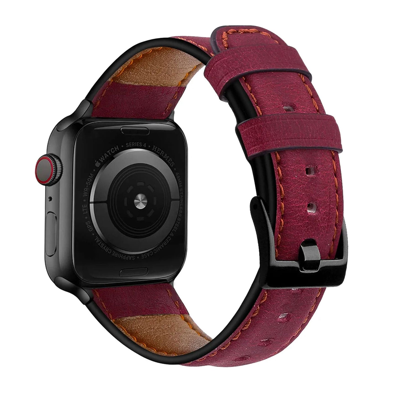 Burnham Red Watch Strap For Apple Watch