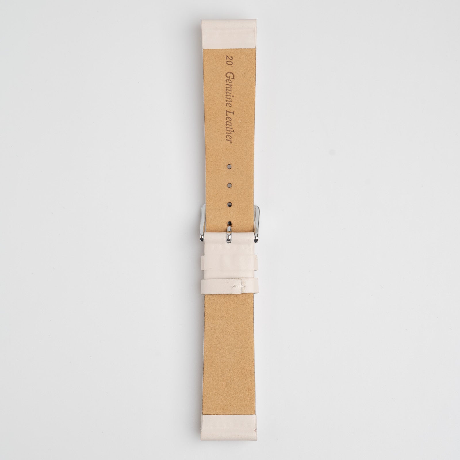 Windsor Smooth Cream Watch Strap