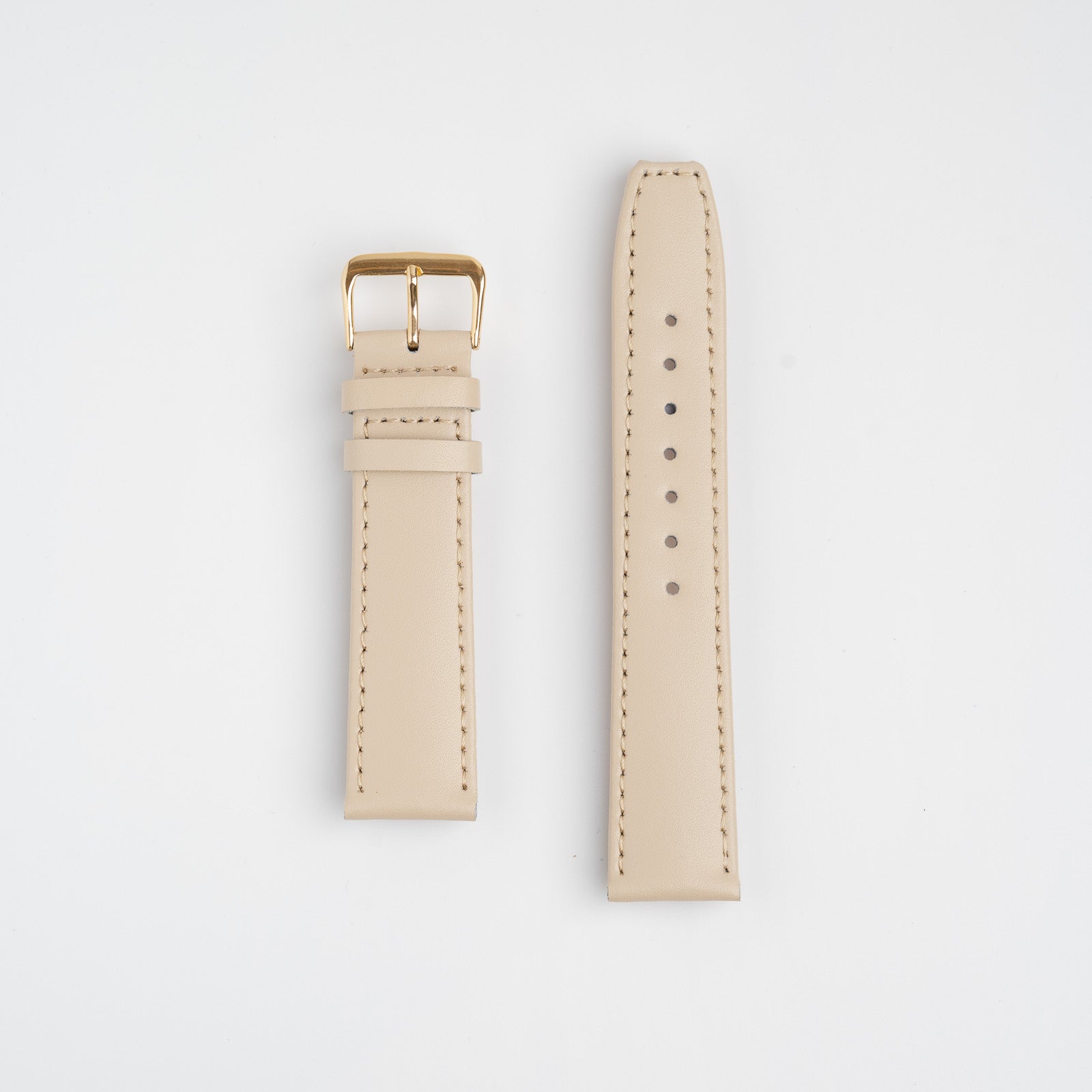 Calf Value Cream Watch Strap