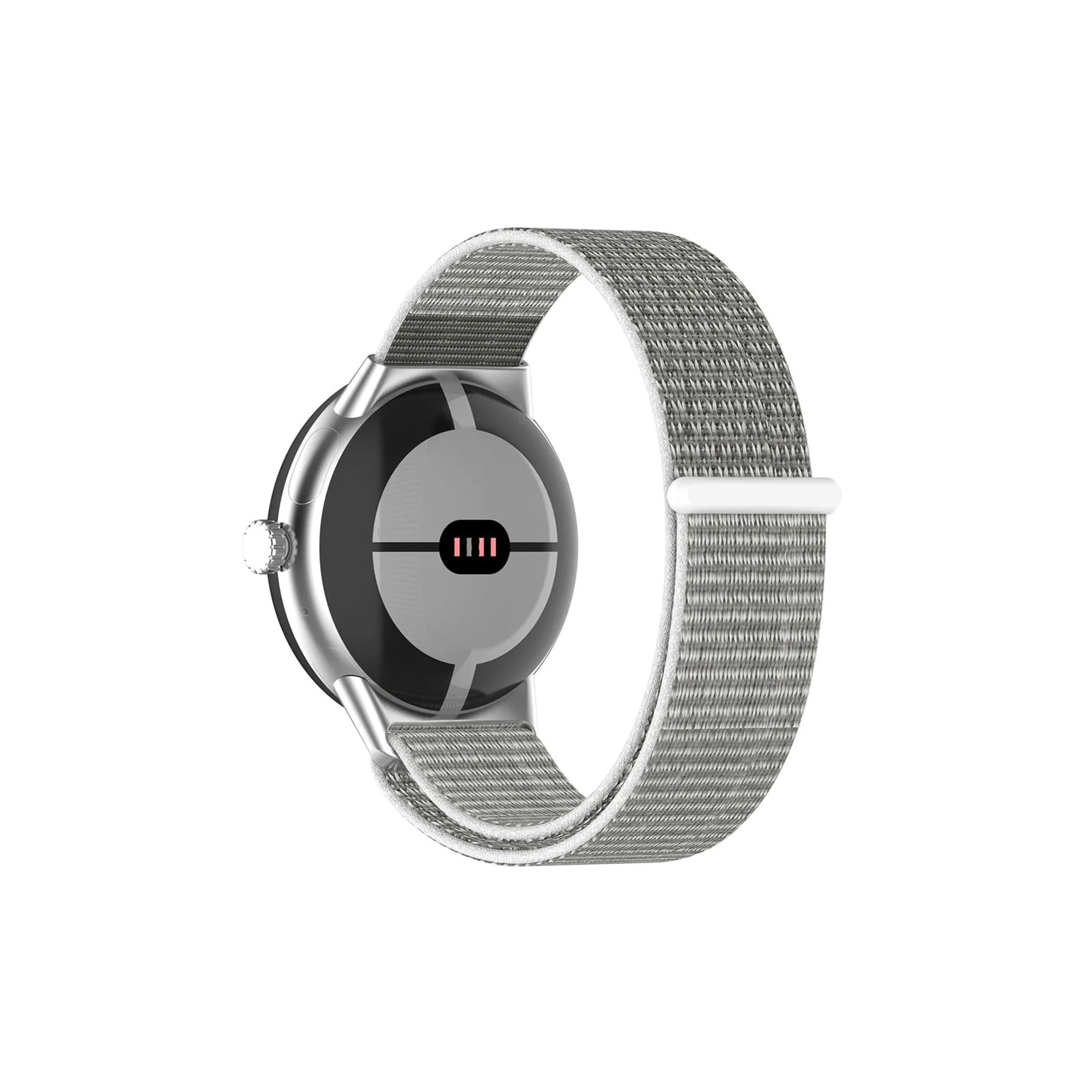 Google Pixel Style Nylon Grey Watch Strap