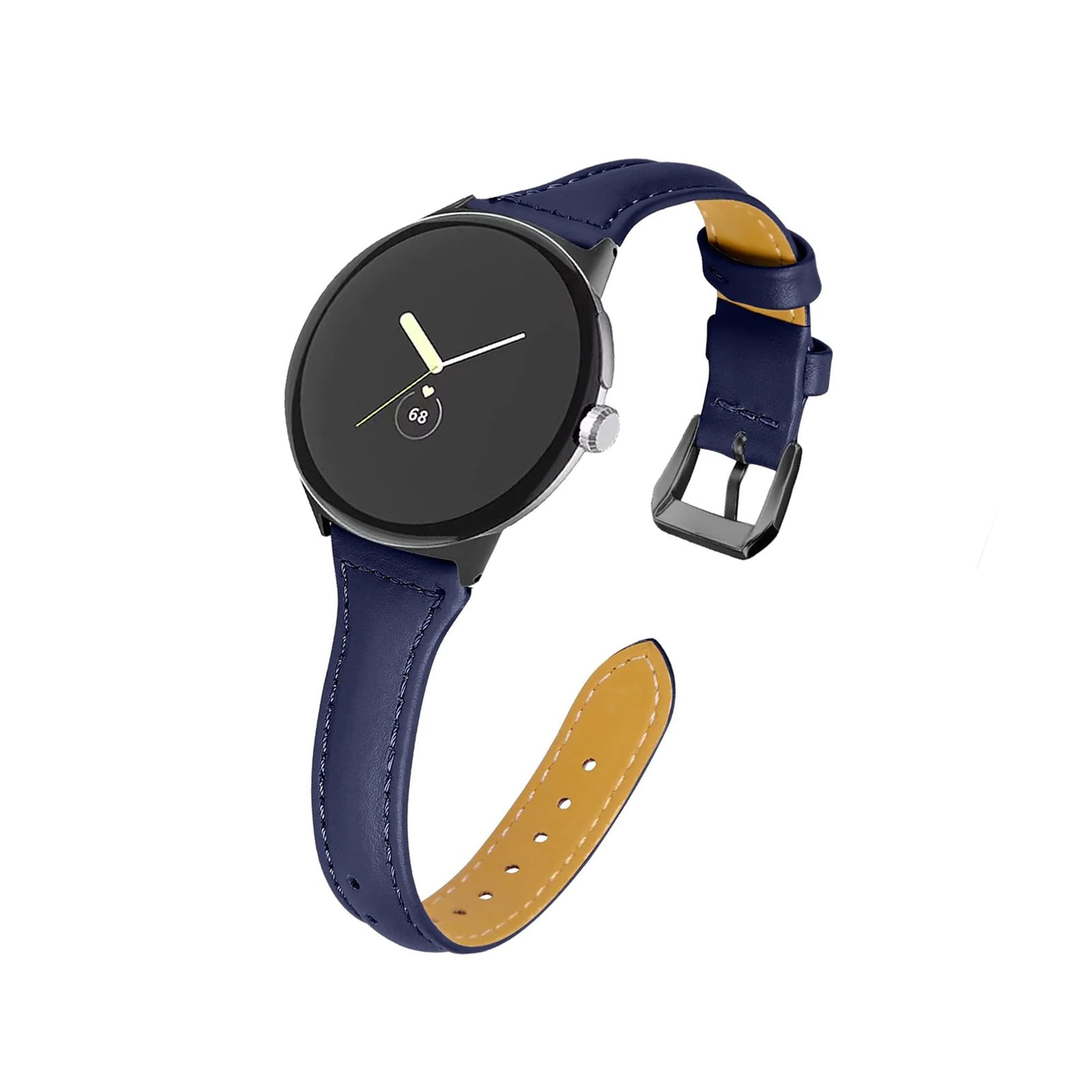 Google Pixel Style Slim Dark Blue Watch Strap