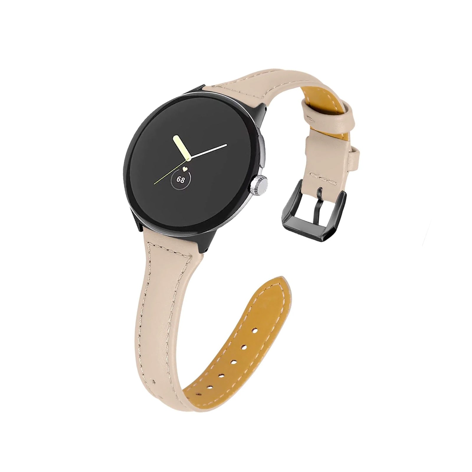 Google Pixel Style Slim Khaki Watch Strap