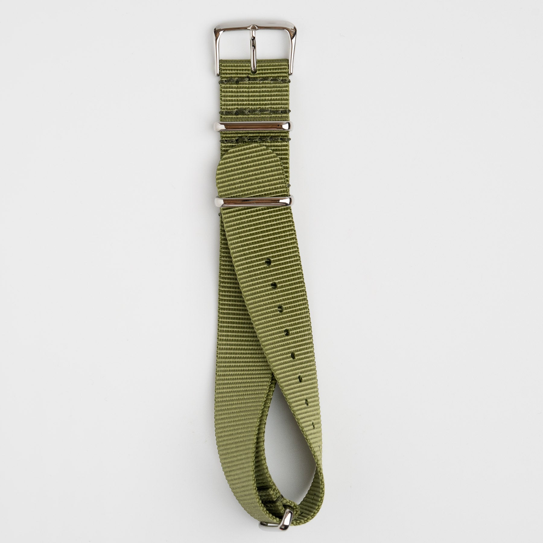 Weaverham Nylon Green Watch Strap