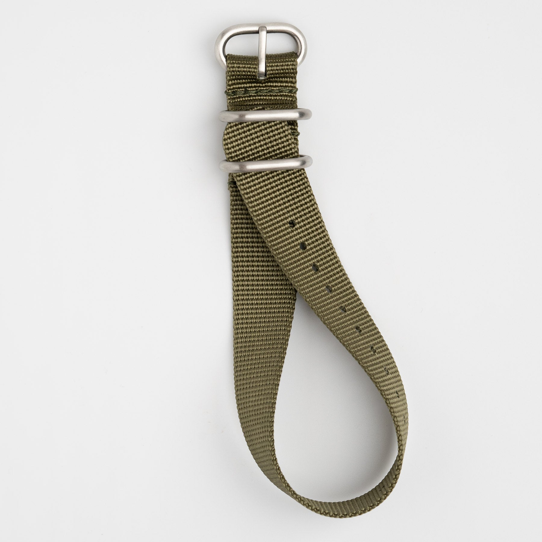 Weaverham Zulu Nylon Green Watch Strap