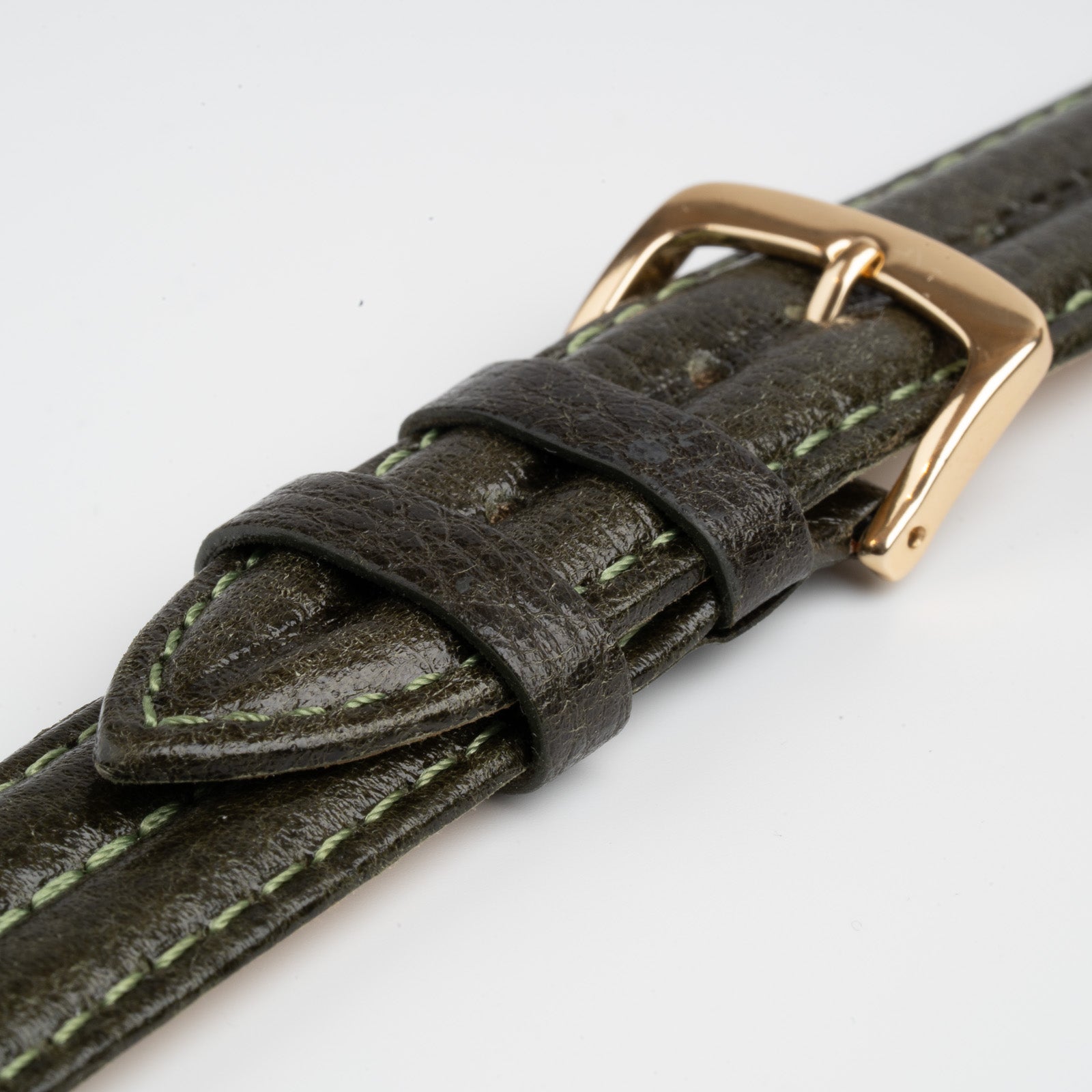 Double Ridge Green Watch Strap