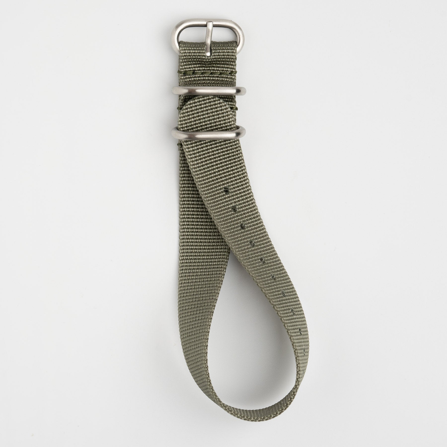 Weaverham Zulu Nylon Grey Watch Strap