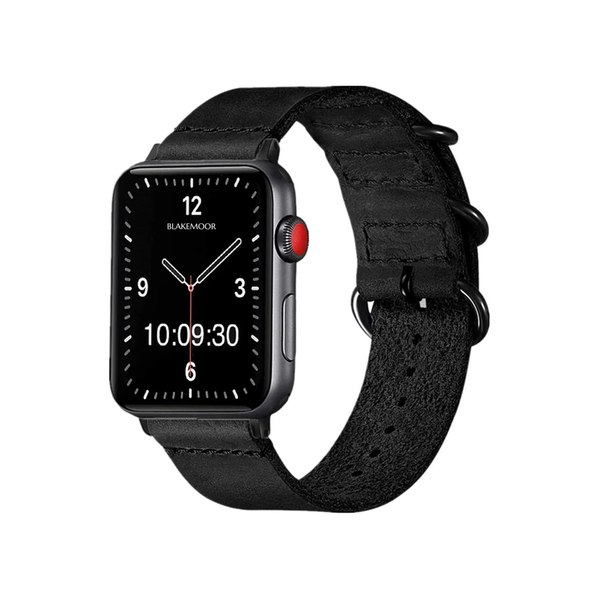 Hawkshead Black Watch Strap For Apple