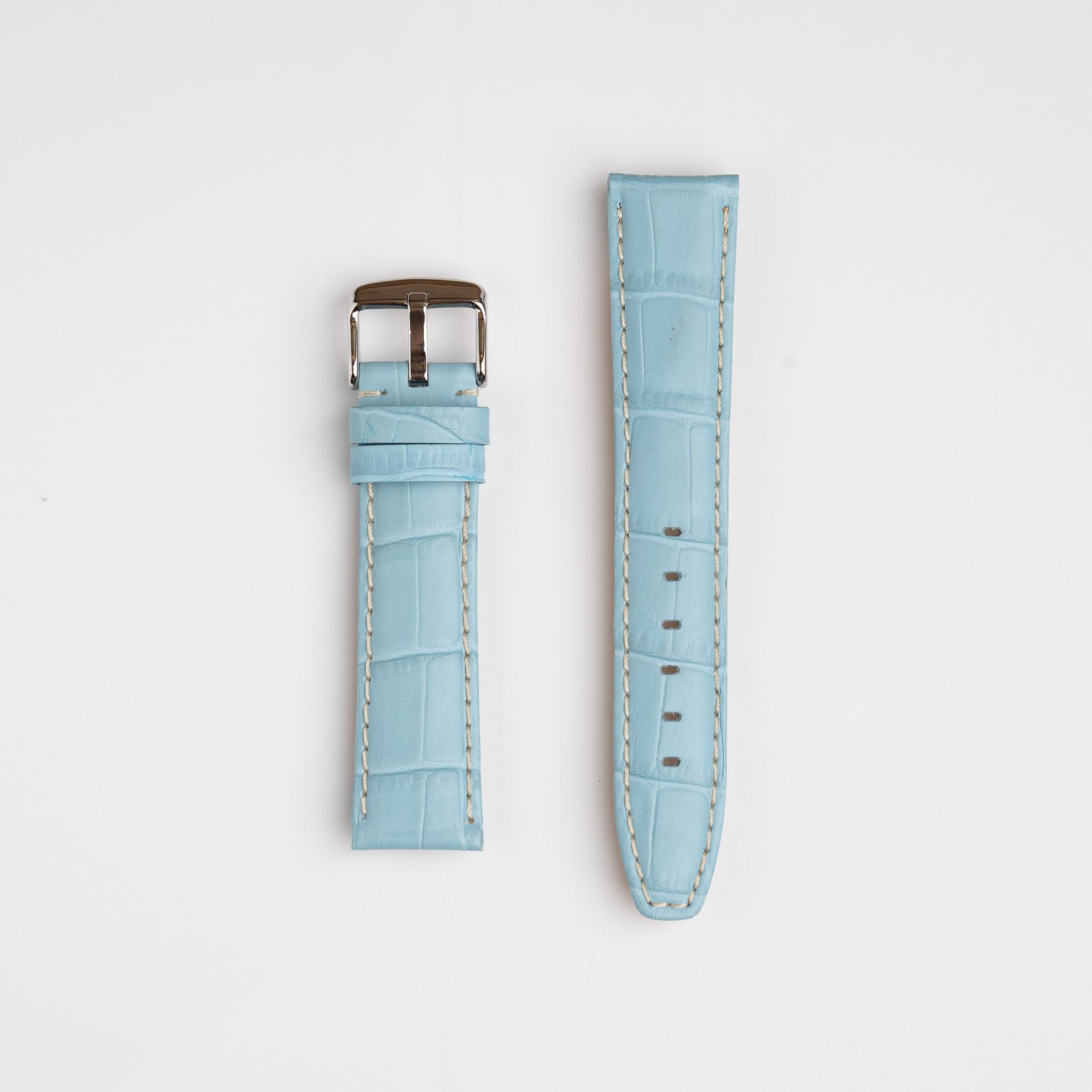 Mayfair Alligator Light Blue Watch Strap