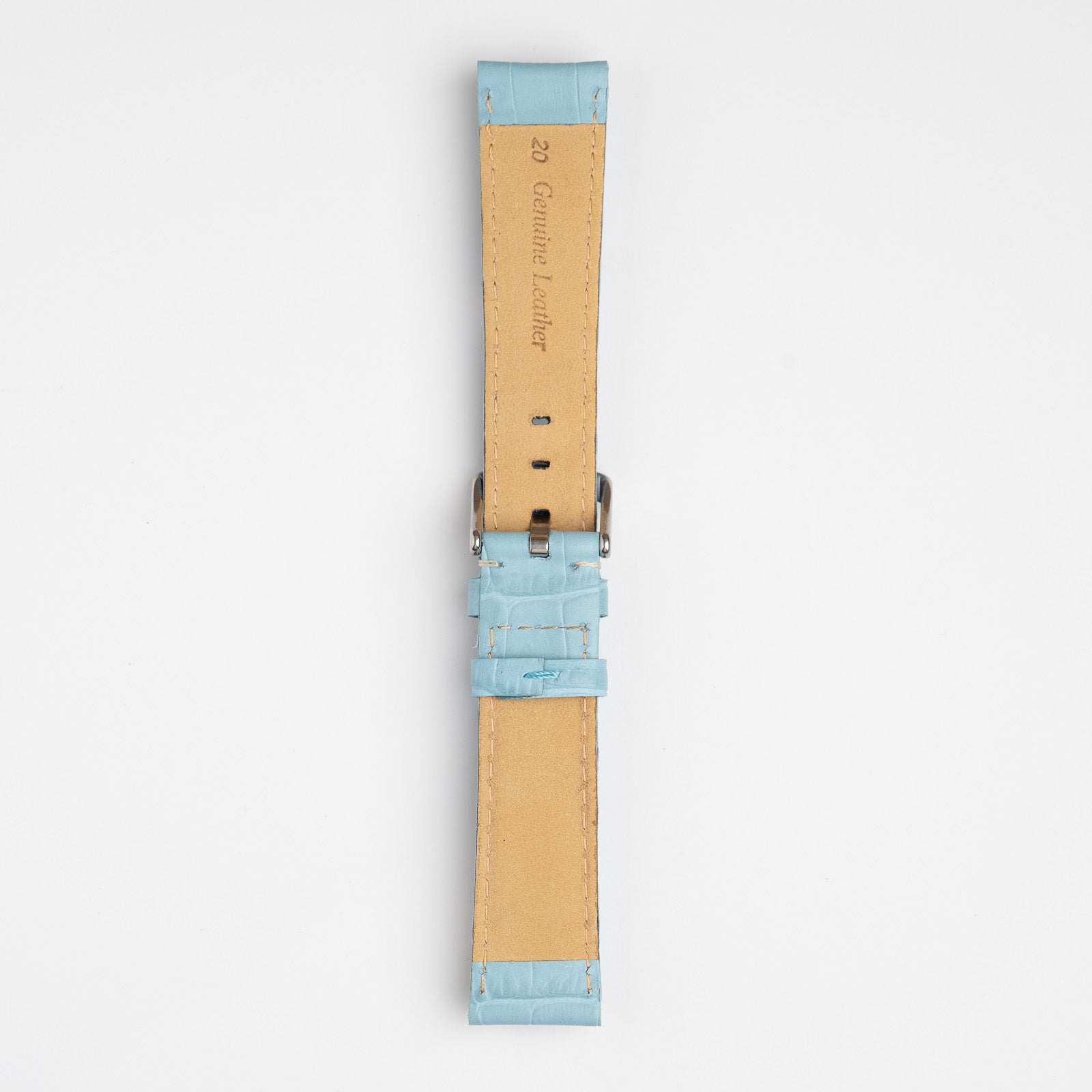 Mayfair Alligator Light Blue Watch Strap