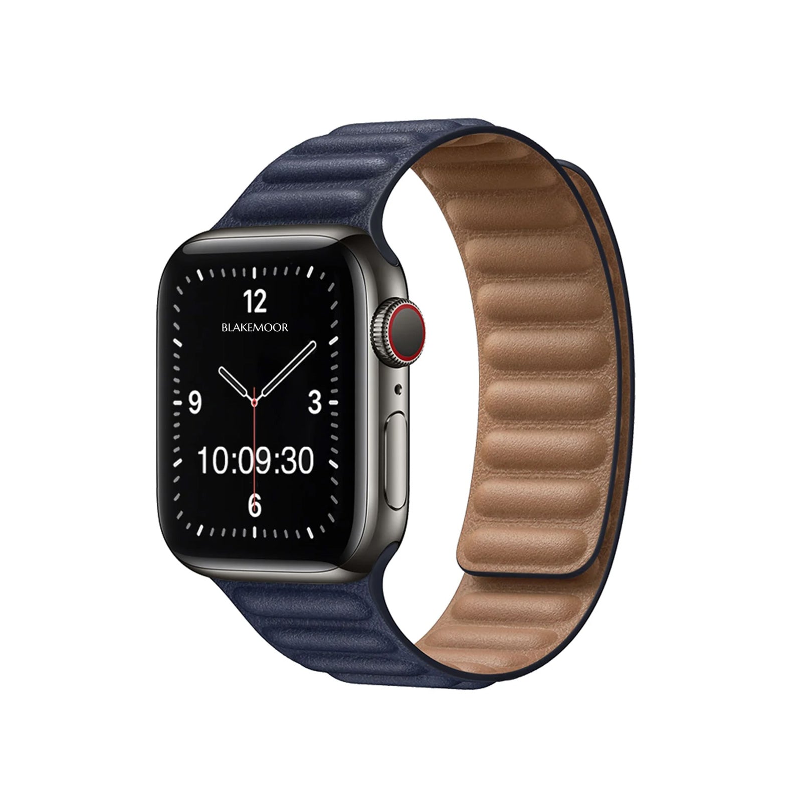 Magnetic Loop Navy Watch Strap For Apple