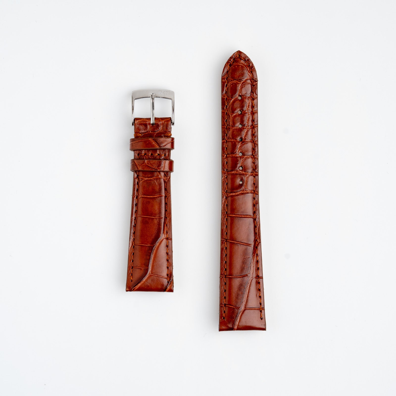 Amadeus Alligator Matt Tan Watch Strap