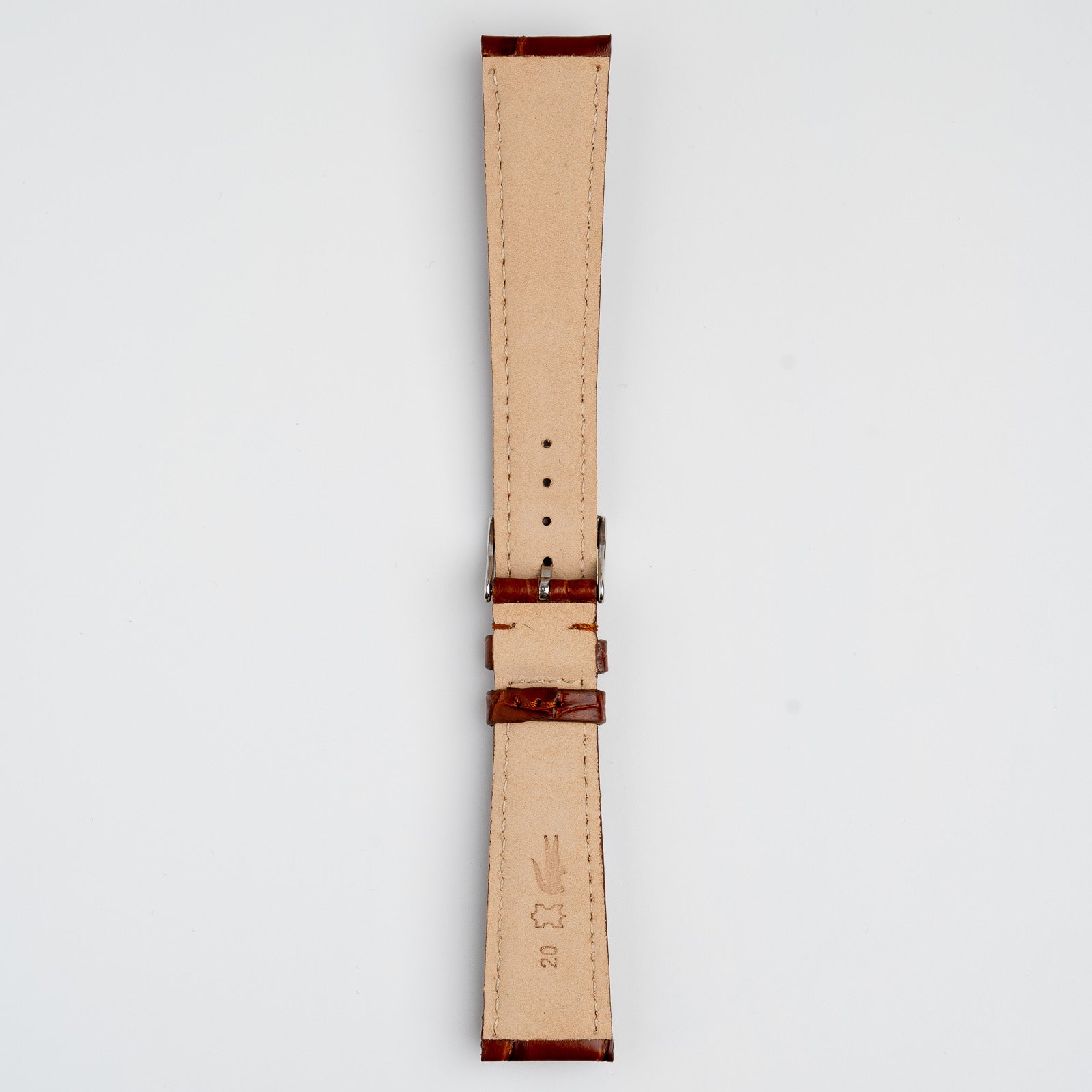 Amadeus Alligator Matt Tan Watch Strap